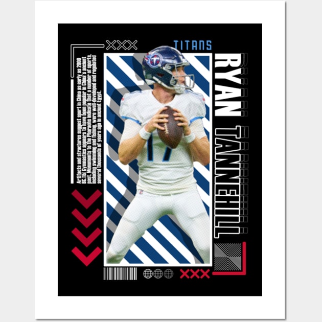 Ryan Tannehill Paper Poster Version 10 Wall Art by art.Hamdan